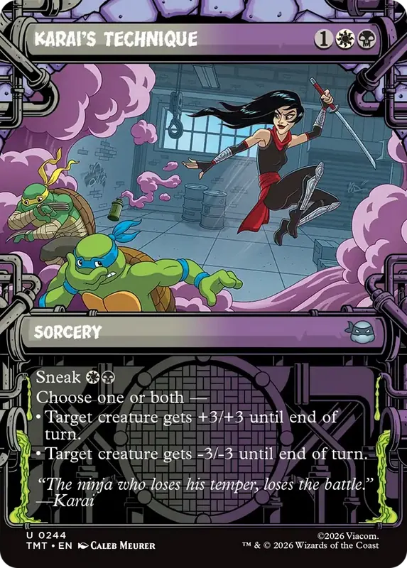 Karai's Technique (Showcase) [Teenage Mutant Ninja Turtles]