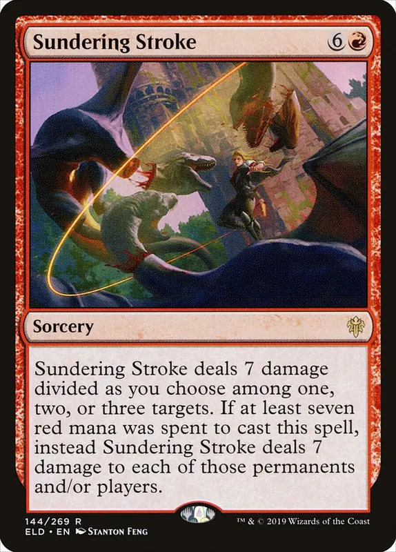 Sundering Stroke [Throne of Eldraine] - Español