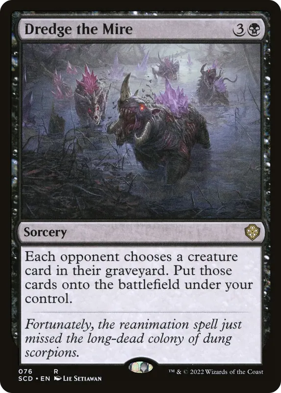 Dredge the Mire [Starter Commander Decks]