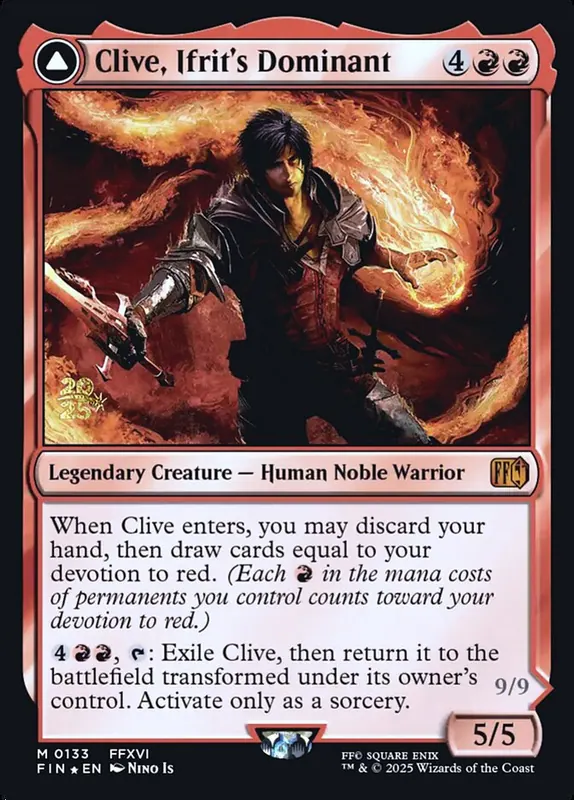 Clive, Ifrit's Dominant // Ifrit, Warden of Inferno [Final Fantasy Promos]