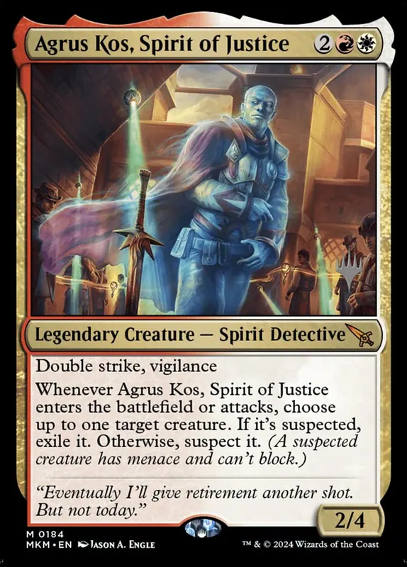 Agrus Kos, Spirit of Justice [Murders at Karlov Manor Promos]