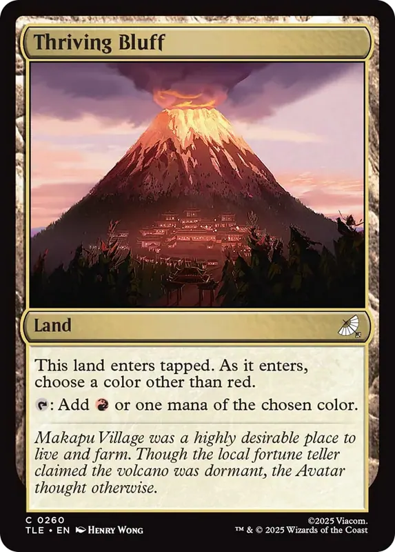 Thriving Bluff [Avatar: The Last Airbender: Eternal-Legal]
