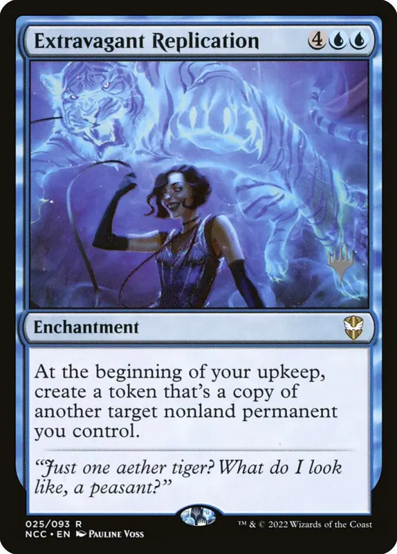 Extravagant Replication [New Capenna Commander Promos]