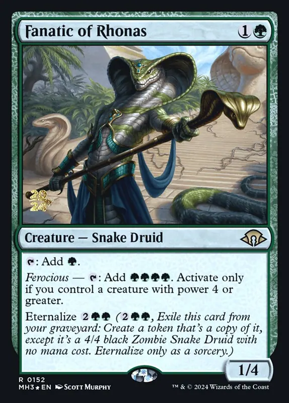 Fanatic of Rhonas [Modern Horizons 3 Promos]