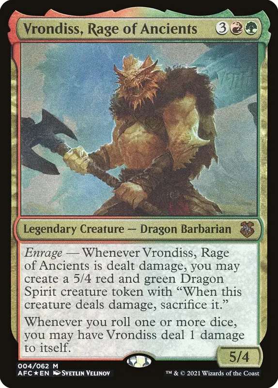 Vrondiss, Rage of Ancients [Forgotten Realms Commander Display Commanders]