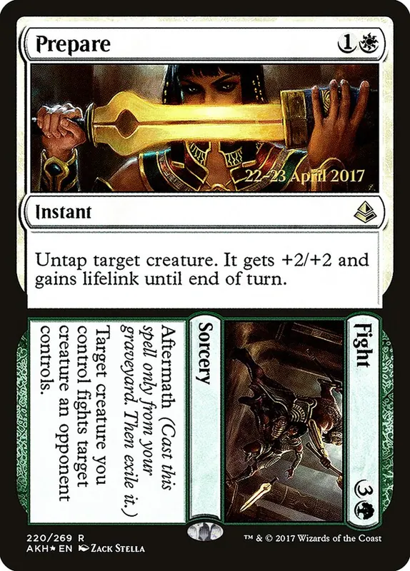 Prepare // Fight [Amonkhet Promos]