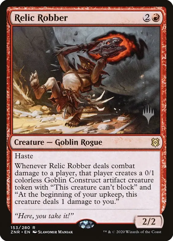 Relic Robber (Promo Pack) - Español [Zendikar Rising Promos]