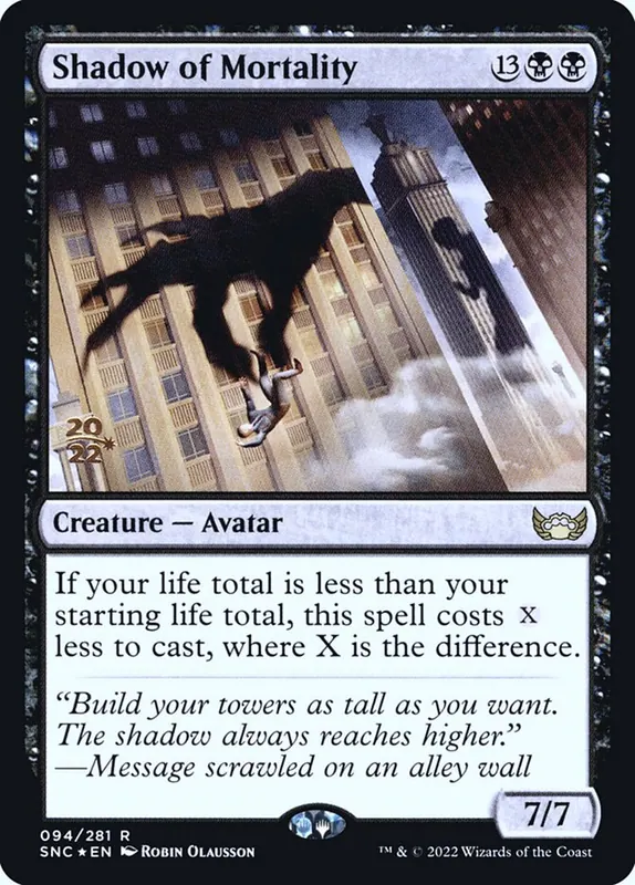 Shadow of Mortality [Streets of New Capenna Promos]
