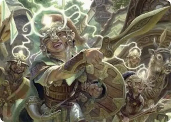 Thoughtweft Lieutenant Art Card [Lorwyn Eclipsed Art Series]