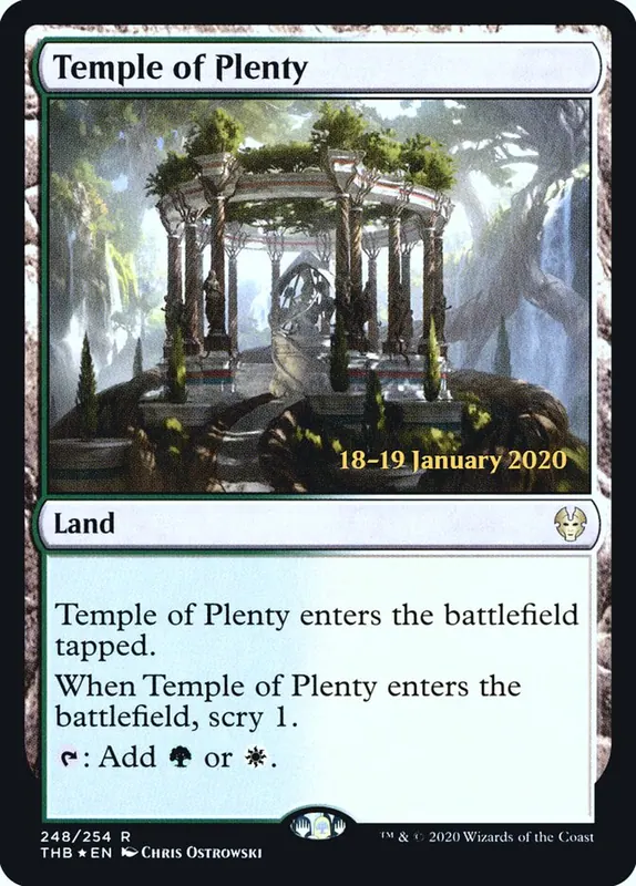 Temple of Plenty [Theros Beyond Death Promos]