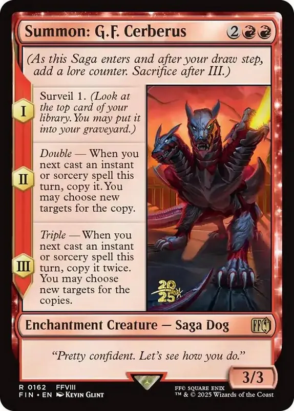 Summon: G.F. Cerberus [Final Fantasy Promos]