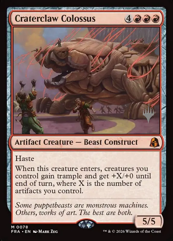 Craterclaw Colossus [Reality Fracture Promos]