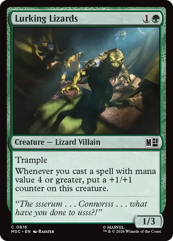 Lurking Lizards [Marvel Super Heroes Commander]