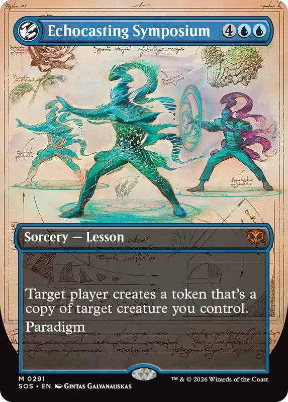 Echocasting Symposium (Borderless) [Secrets of Strixhaven]