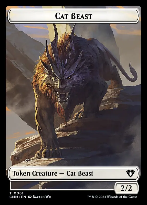 Cat Beast [Commander Masters Tokens]