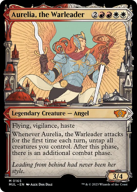 Aurelia, the Warleader (Halo Foil) [Multiverse Legends]