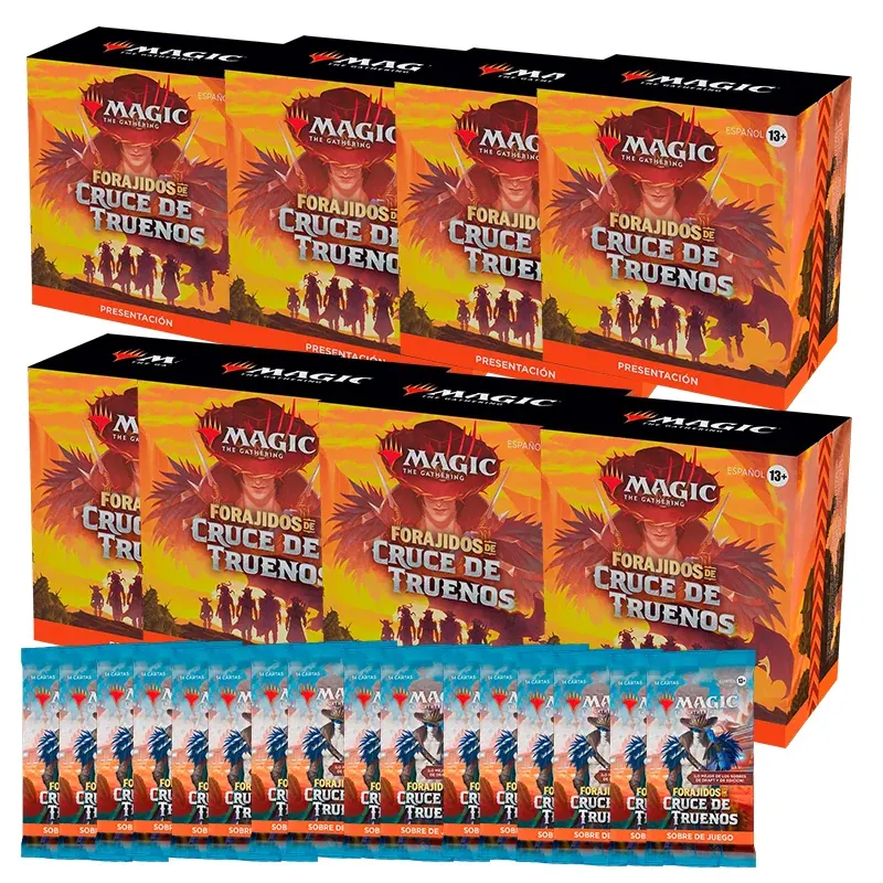 Mtg Combo 8 Kits Prerelease At Home – Forajidos de cruse de truenos – Español
