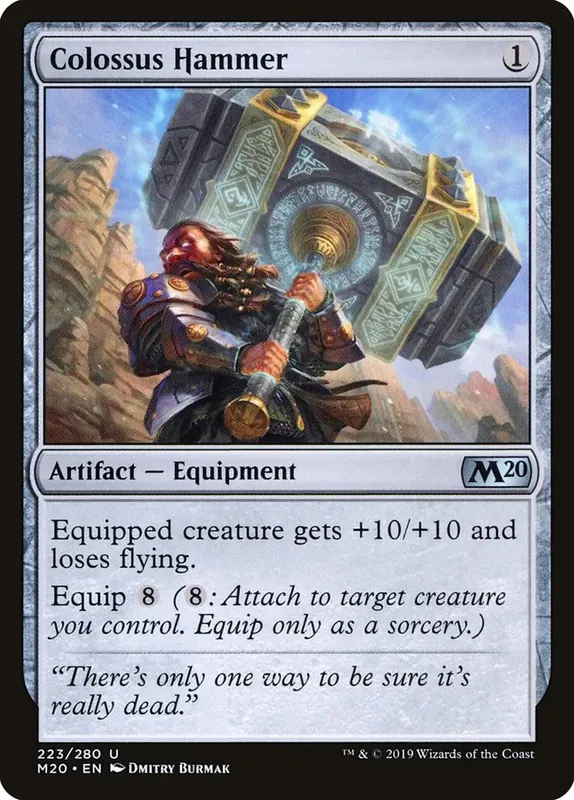 Colossus Hammer [Core Set 2020] - Español