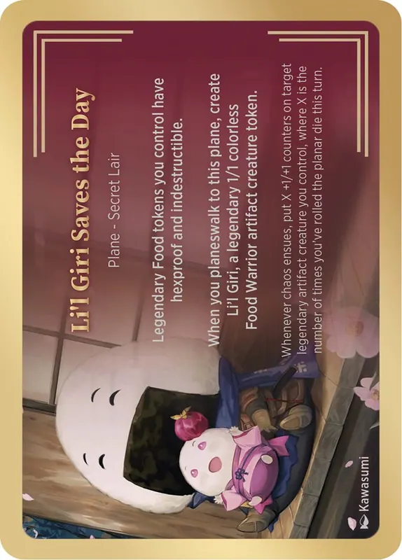 Li'l Giri Saves the Day [Secret Lair Showcase Planes]