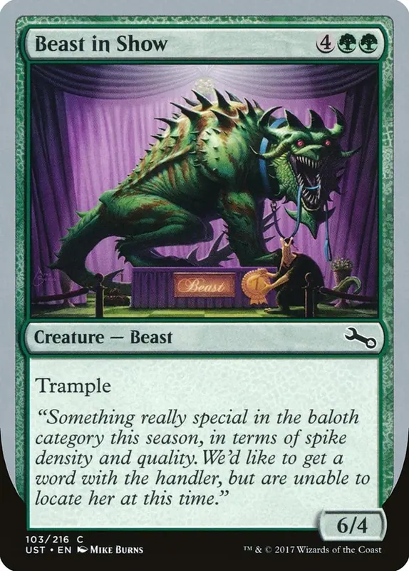Beast in Show ("Something really special...") [Unstable]