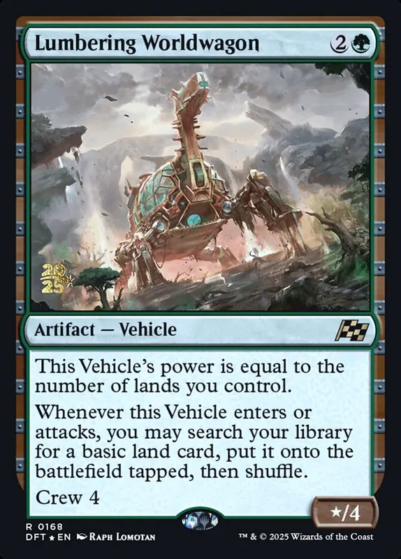 Lumbering Worldwagon [Aetherdrift Promos]
