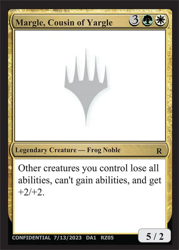 Margle, Cousin of Yargle [Unknown Event]