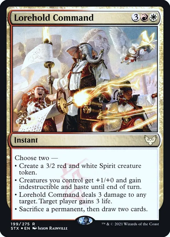 Lorehold Command [Strixhaven: School of Mages Promos]