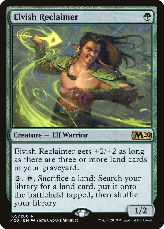 Elvish Reclaimer [Core Set 2020] - Español