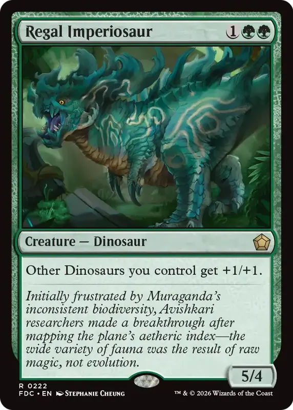 Regal Imperiosaur [Foundations Commander]
