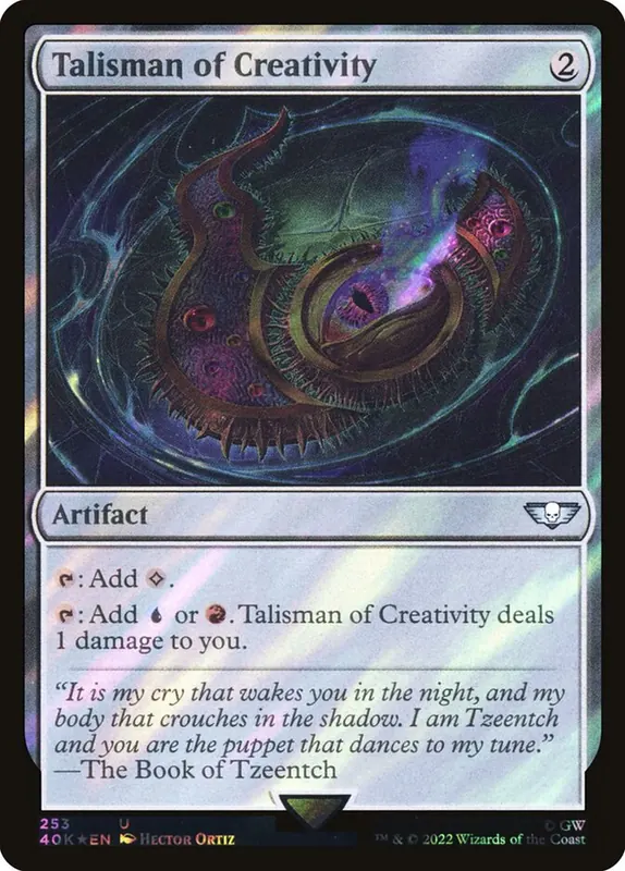 Talisman of Creativity [Warhammer 40,000 Commander]