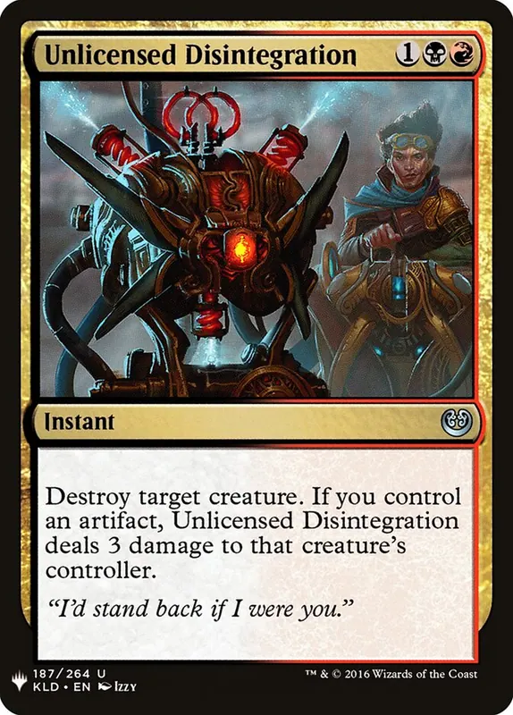 Unlicensed Disintegration [The List]