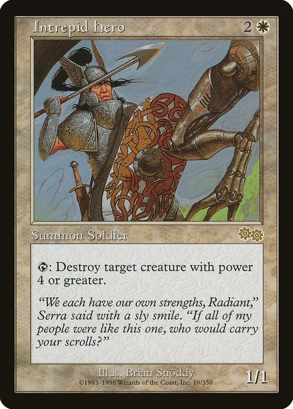 Intrepid Hero [Urza's Saga] - Español