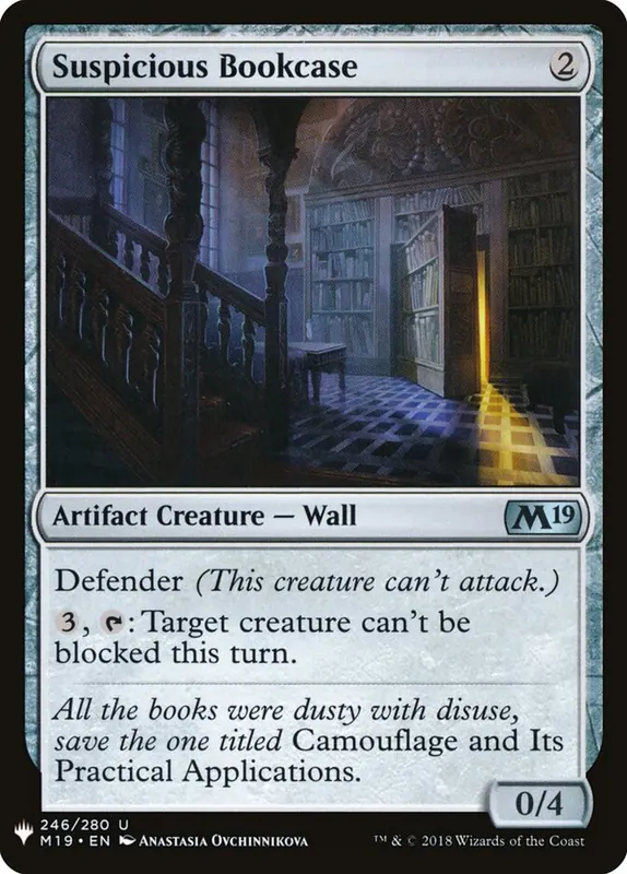 Suspicious Bookcase [The List]