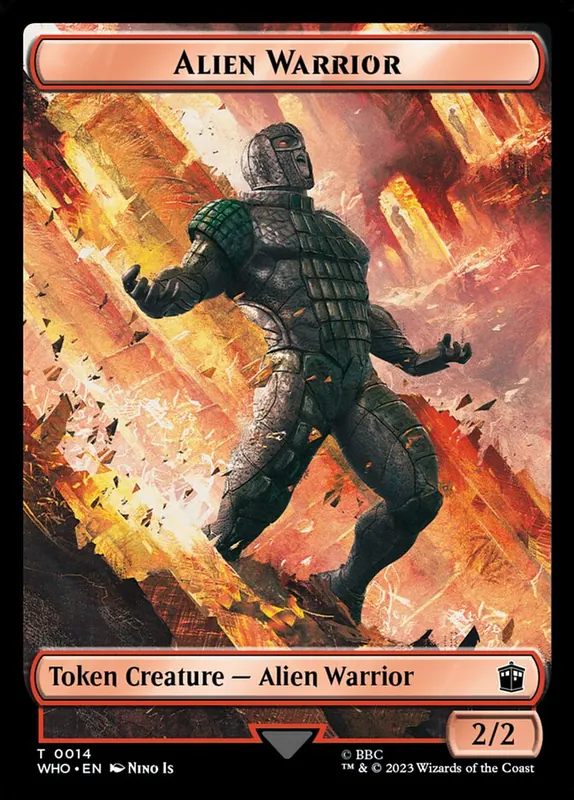 Alien Warrior [Doctor Who Tokens]