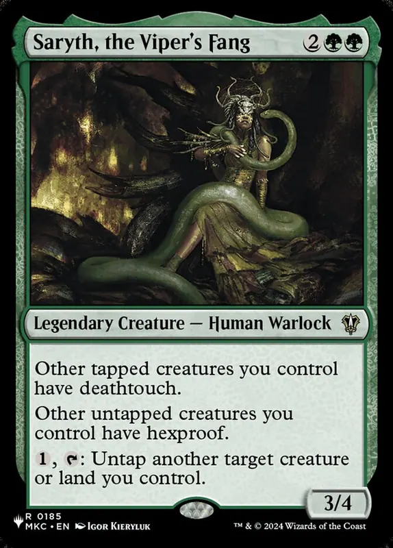 Saryth, the Viper's Fang [The List]