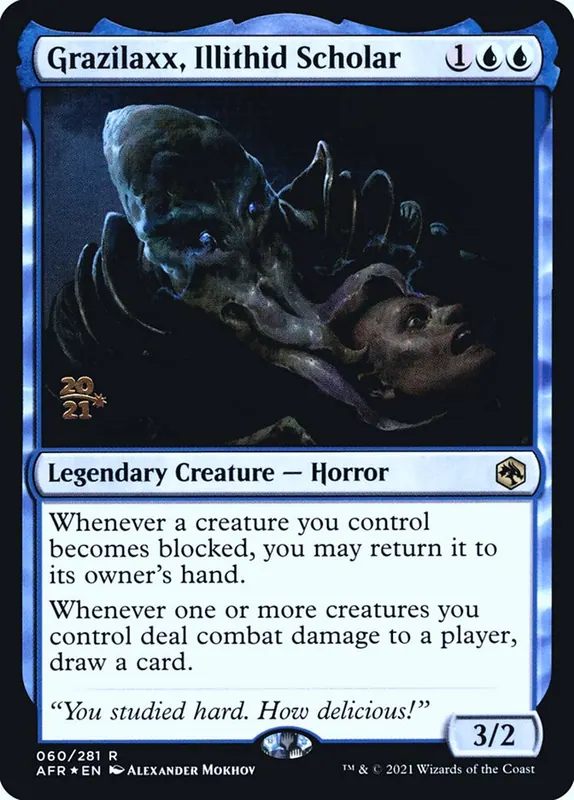 Grazilaxx, Illithid Scholar [Adventures in the Forgotten Realms Promos]