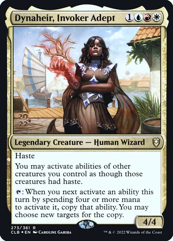 Dynaheir, Invoker Adept [Battle for Baldur's Gate Promos]