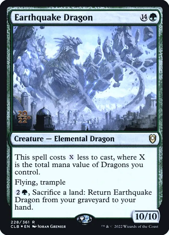 Earthquake Dragon [Battle for Baldur's Gate Promos]