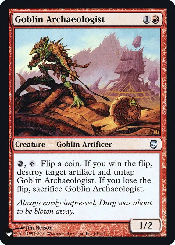 Goblin Archaeologist [The List]