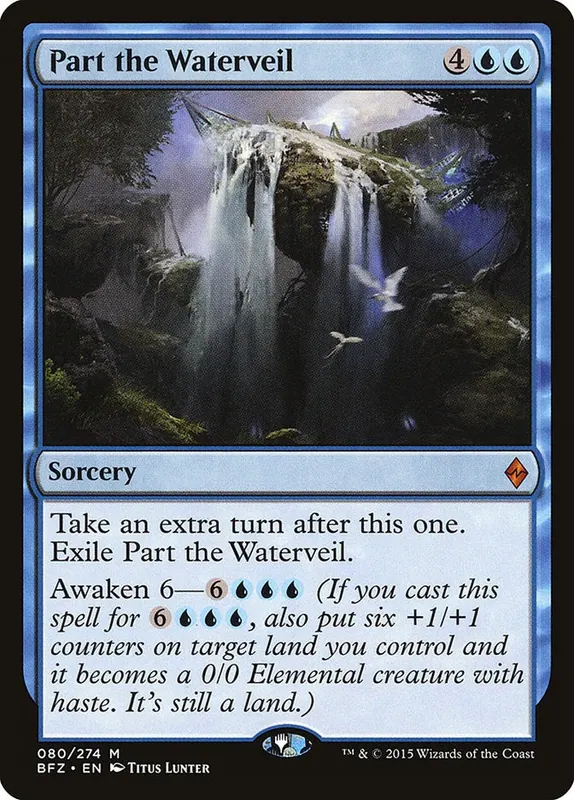 Part the Waterveil [Battle for Zendikar] - Español