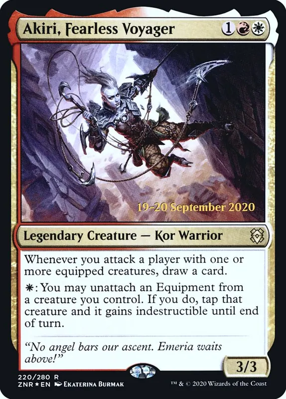 Akiri, Fearless Voyager [Zendikar Rising Promos]
