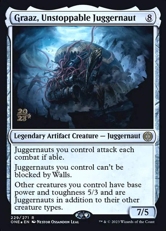 Graaz, Unstoppable Juggernaut [Phyrexia: All Will Be One Promos]