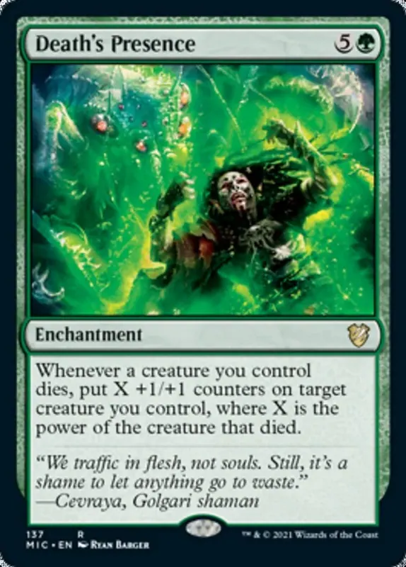Death's Presence [Innistrad: Midnight Hunt Commander]