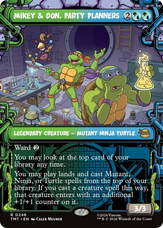 Mikey & Don, Party Planners (Showcase) [Teenage Mutant Ninja Turtles]