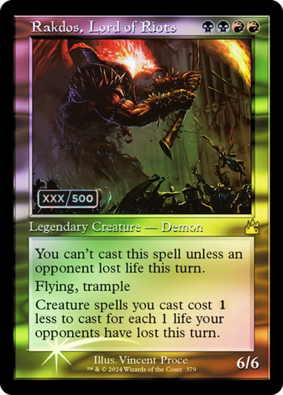 Rakdos, Lord of Riots [Ravnica Remastered]