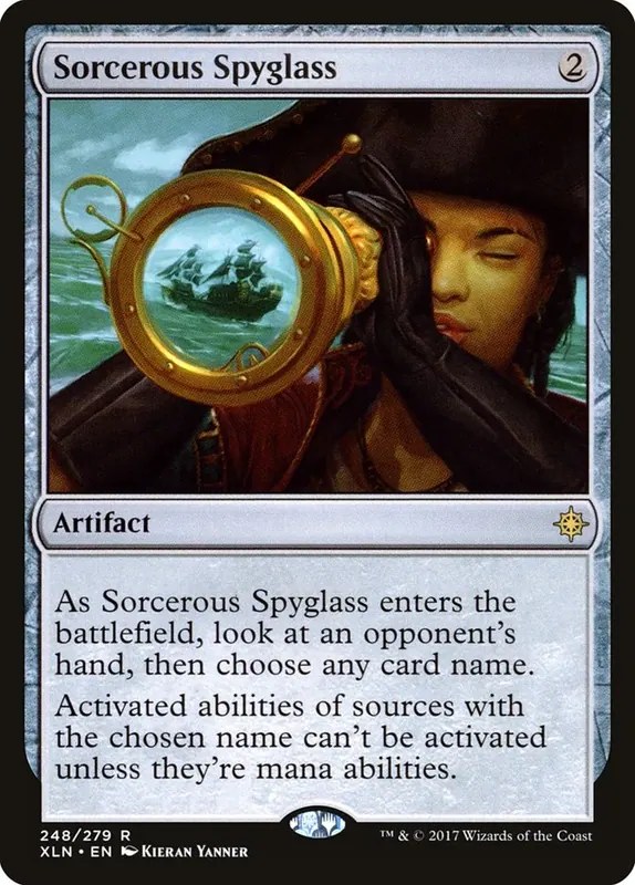 Sorcerous Spyglass - Español [Ixalan]