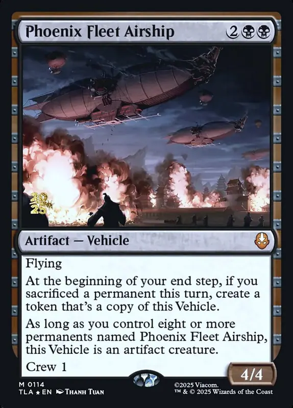 Phoenix Fleet Airship [Avatar: The Last Airbender Promos]