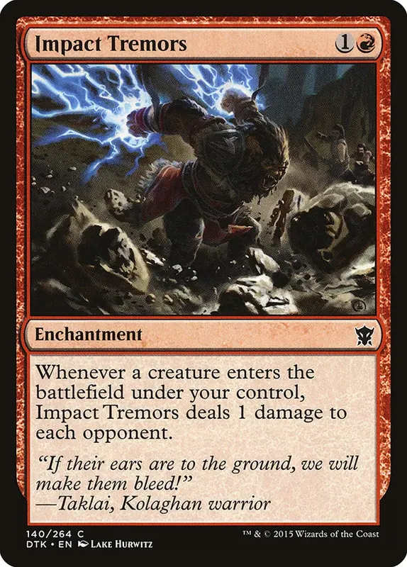 Impact Tremors [Dragons of Tarkir] - Español