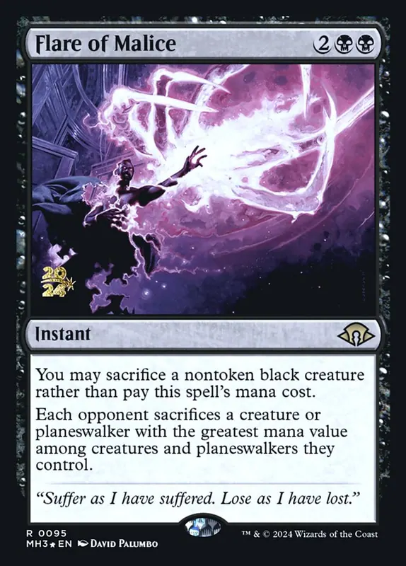 Flare of Malice [Modern Horizons 3 Promos]