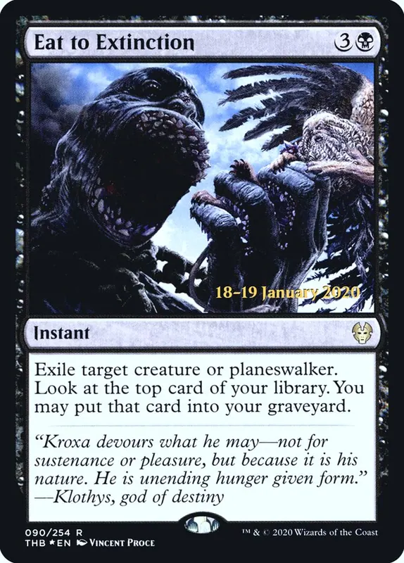 Eat to Extinction [Theros Beyond Death Promos]
